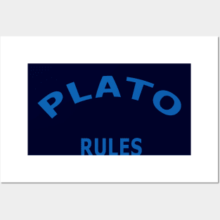 Plato Rules Posters and Art